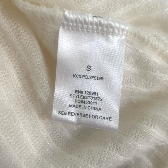 Hippie Rose Winter White loungewear set size small - Picture 8 of 8